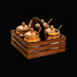 Ceramic Martaban 4" Pickle Set (4n1) SQ